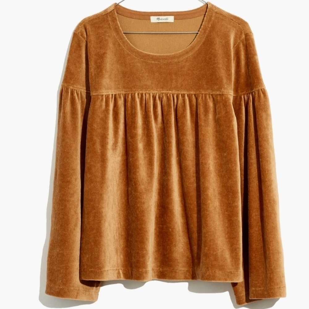 Madewell Texture & Thread Corduroy Swing Top Oversized
